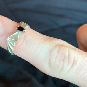 Onyx Bat ring